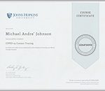 Contact Tracing Certificate